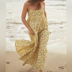 ANTHROPOLOGIE + Charlie Holiday Paisley Isabella Maxi Dress